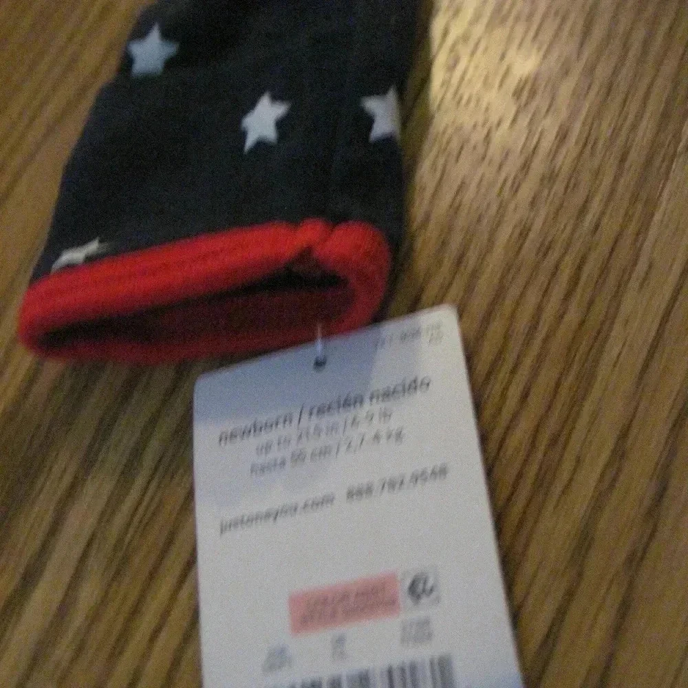 NWT CARTERS One-Piece Red/White/Blue Onsie Newborn